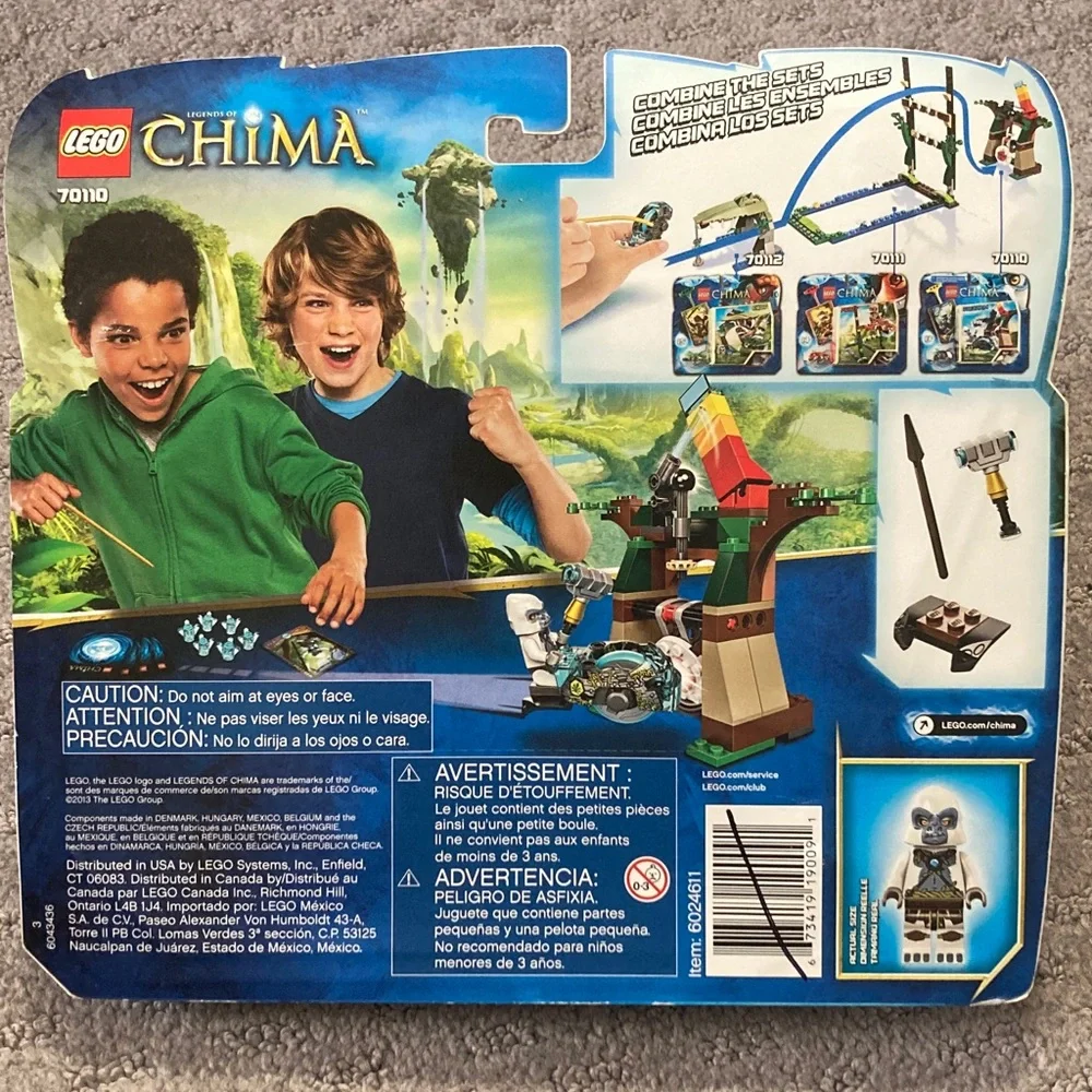 NIB Lego 70110 Chima Grizzam Tower Target pack.